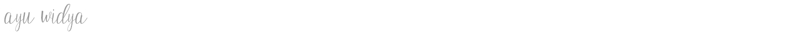 Ayu Widya font preview